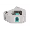 Keystone modulis DELOCK 87173 — SC į SC dvipusis, aqua/pilka/balta, 60,1×59,4×21,6 mm