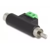 “DeLOCK” RCA kištukas ir RCA lizdas į gnybtų bloko adapterį 66056