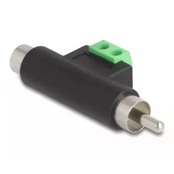 “DeLOCK” RCA kištukas ir RCA lizdas į gnybtų bloko adapterį 66056