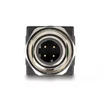 DeLOCK 60061 kabelio lyties keitiklis M12 RJ-45 juodas
