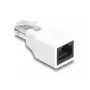 DeLOCK 88002 jungčių adapteris RJ50, baltas