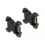 DeLOCK HDMI adapteris, jungtis–jungtis, su varžtiniu tvirtinimu, 66068, juodas