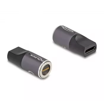 “DeLOCK” adapteris nešiojamojo kompiuterio įkrovimo laidas USB Type-C (moteriška) į 8 kontaktų jungtį