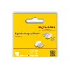 DeLOCK 66588 kabelio adapteris magnetinis USB C Gold White