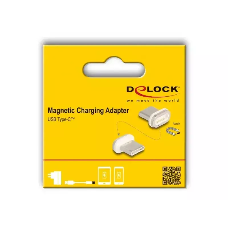 DeLOCK 66588 kabelio adapteris magnetinis USB C Gold White
