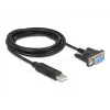 DeLOCK 67382 USB 2.0–RS-232 DB9 nuoseklusis adapteris 1,8 m