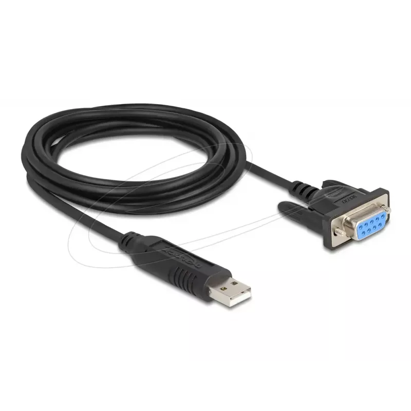 DeLOCK 67382 USB 2.0–RS-232 DB9 nuoseklusis adapteris 1,8 m