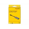 DeLOCK 66248 kabelio lyties keitiklis RJ-45 USB C Pilka 0,09m