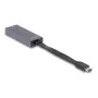 DeLOCK 66248 kabelio lyties keitiklis RJ-45 USB C Pilka 0,09m