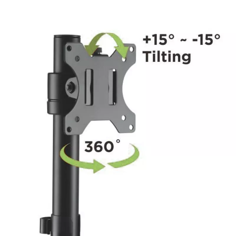 Technologijų LCD-401 monitoriaus laikiklis / stovas 81.3 cm (32 col.) Stalinis Juodas