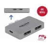 Dual DisplayPort adapteris DeLOCK 64001, skirtas MacBook