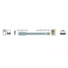 Serijinis kabelis DeLOCK 89893 USB 2.0 Type-C RJ45 pilkas 1 m