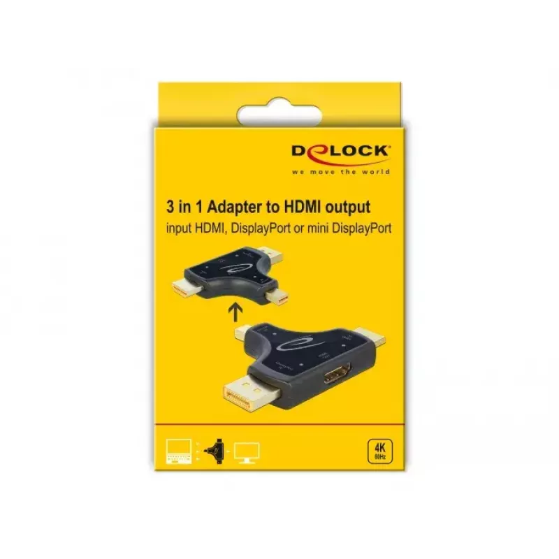 „Delock“ 64059 HDMI-A lyties keitiklis