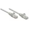 Intellinet tinklo kabelis, Cat6, 15 m, pilkas, CCA, U/UTP, PVC, RJ45, auksuoti kontaktai, be užkabinimų, su apsauginiu gaubteliu, garantija visam laikui