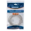 Intellinet tinklo kabelis, Cat6, 15 m, pilkas, CCA, U/UTP, PVC, RJ45, auksuoti kontaktai, be užkabinimų, su apsauginiu gaubteliu, garantija visam laikui