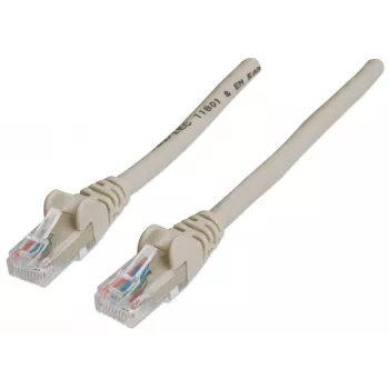 Intellinet tinklo komutacinis kabelis, Cat6, 20 m, pilkas, CCA, U/UTP, PVC, RJ45, auksuoti kontaktai, neužkabinamas, su apsauginiu gaubteliu, garantija visam naudojimo laikui