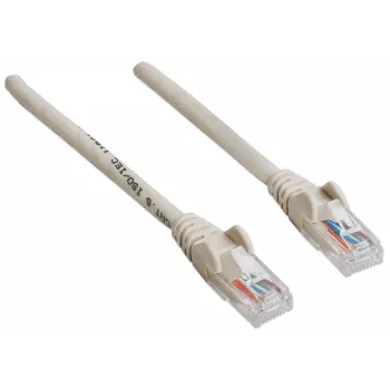 Intellinet tinklo komutacinis kabelis, Cat6, 20 m, pilkas, CCA, U/UTP, PVC, RJ45, auksuoti kontaktai, neužkabinamas, su apsauginiu gaubteliu, garantija visam naudojimo laikui