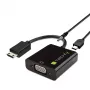 Techly keitiklis HDMI Mini C į VGA IDATA HDMI-VGA4, VGA (D-Sub), HDMI Type C (Mini), vyriška, moteriška, 1920 x 1080 pikselių, 1080p, 720p, 480p