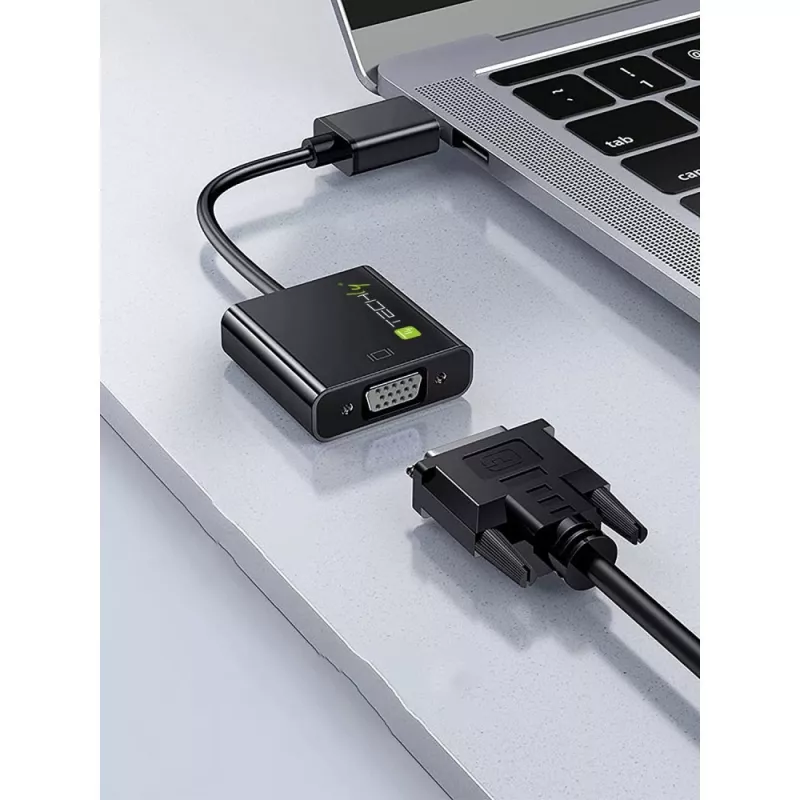 Techly keitiklis HDMI Mini C į VGA IDATA HDMI-VGA4, VGA (D-Sub), HDMI Type C (Mini), vyriška, moteriška, 1920 x 1080 pikselių, 1080p, 720p, 480p