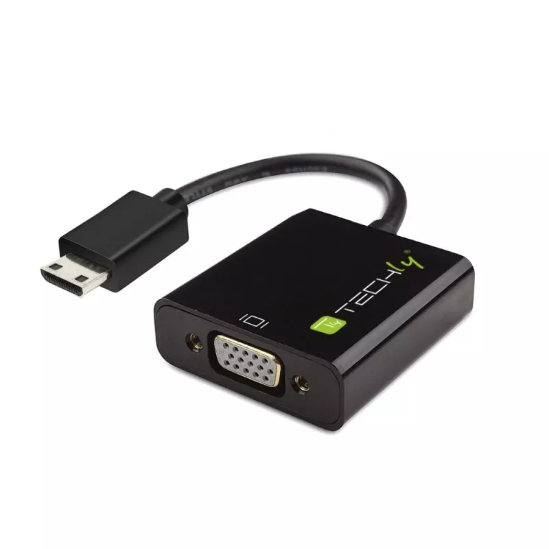 Techly keitiklis HDMI Mini C į VGA IDATA HDMI-VGA4, VGA (D-Sub), HDMI Type C (Mini), vyriška, moteriška, 1920 x 1080 pikselių, 1080p, 720p, 480p