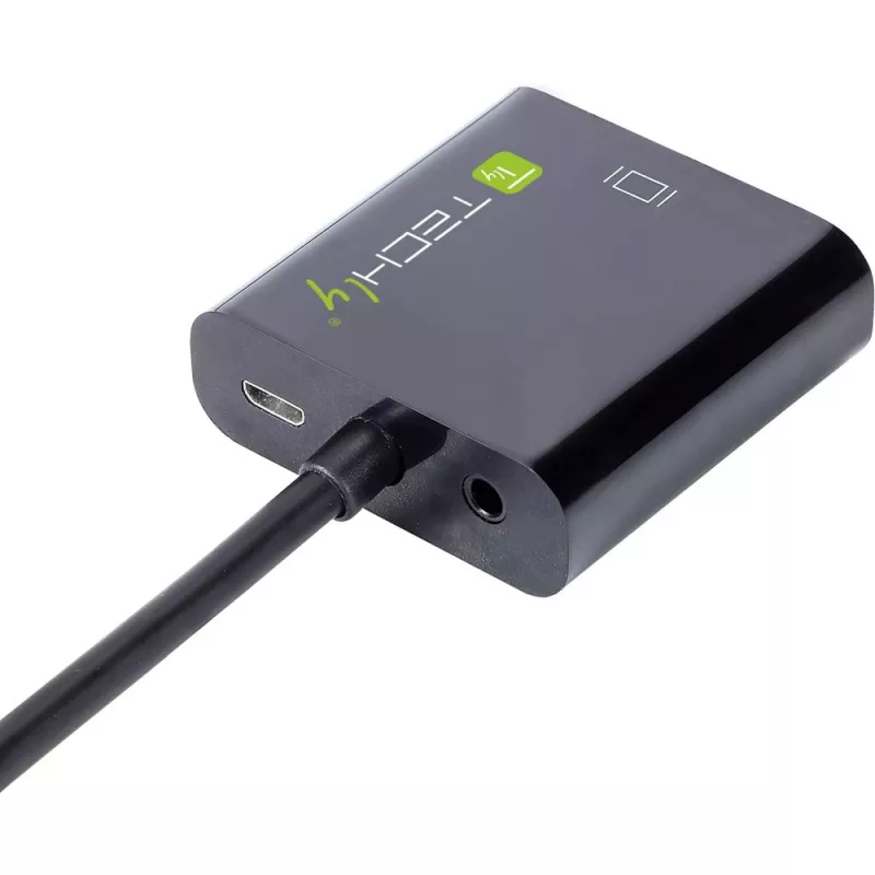 Techly keitiklis HDMI Mini C į VGA IDATA HDMI-VGA4, VGA (D-Sub), HDMI Type C (Mini), vyriška, moteriška, 1920 x 1080 pikselių, 1080p, 720p, 480p