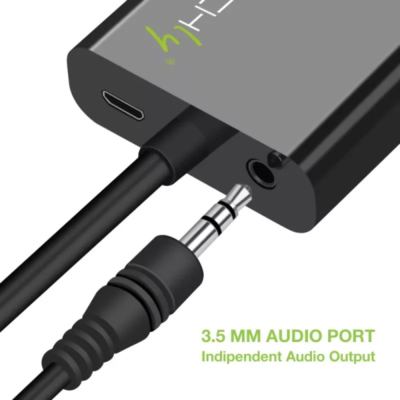Techly keitiklis HDMI Mini C į VGA IDATA HDMI-VGA4, VGA (D-Sub), HDMI Type C (Mini), vyriška, moteriška, 1920 x 1080 pikselių, 1080p, 720p, 480p