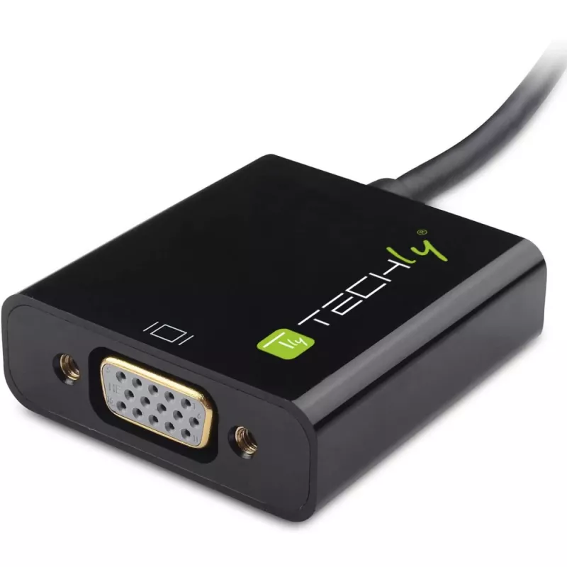 Techly keitiklis HDMI Mini C į VGA IDATA HDMI-VGA4, VGA (D-Sub), HDMI Type C (Mini), vyriška, moteriška, 1920 x 1080 pikselių, 1080p, 720p, 480p