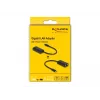 DeLOCK 61026 kabelio lyties keitiklis USB C RJ45 Juoda