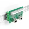 Gnybtų blokas DELOCK 66995 — žalia/pilka, 60×91×18 mm