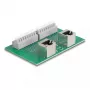 Gnybtų blokas DELOCK 66995 — žalia/pilka, 60×91×18 mm