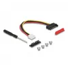 DeLOCK M.2 Key A+E į PCIe x1 NVMe adapteris su kampuotu 20 cm kabeliu