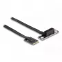 DeLOCK M.2 Key A+E į PCIe x1 NVMe adapteris su kampuotu 20 cm kabeliu