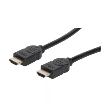 Manhattan HDMI 8K@60Hz laidas su Ethernet, 2 m, sertifikuotas, tinka visiems 8K, 4K ir 1080p/HD naudojimo būdams – atnaujinant dabar arba pasiruošus, kai prireiks, kištukas–kištukas, juodas, 4K@120Hz, garantija visam naudojimo laikui, itin didelė sparta