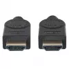 Manhattan HDMI 8K@60Hz laidas su Ethernet, 2 m, sertifikuotas, tinka visiems 8K, 4K ir 1080p/HD naudojimo būdams – atnaujinant dabar arba pasiruošus, kai prireiks, kištukas–kištukas, juodas, 4K@120Hz, garantija visam naudojimo laikui, itin didelė sparta