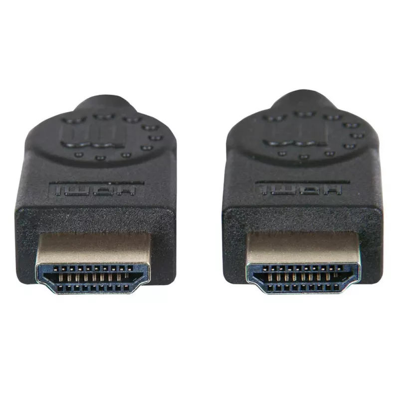 Manhattan HDMI 8K@60Hz laidas su Ethernet, 2 m, sertifikuotas, tinka visiems 8K, 4K ir 1080p/HD naudojimo būdams – atnaujinant dabar arba pasiruošus, kai prireiks, kištukas–kištukas, juodas, 4K@120Hz, garantija visam naudojimo laikui, itin didelė sparta