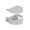 Keystone modulis DELOCK 87163 — USB A į USB A, pilkas/baltas, 60,1×59,4×21,6 mm