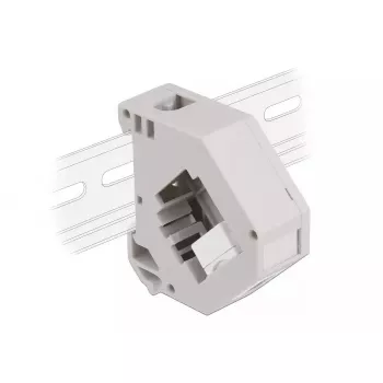 Keystone modulis DELOCK 87163 — USB A į USB A, pilkas/baltas, 60,1×59,4×21,6 mm