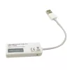 Techly USB2.0 į „Fast Ethernet“ 10/100 Mbps keitiklis, laidinis, USB, Ethernet, 100 Mbit/s, baltas