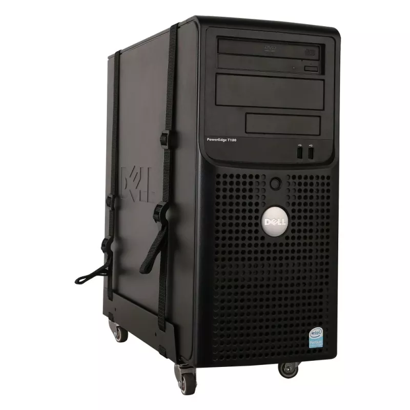 Techly ICA-CS 61 CPU laikiklis, tvirtinamas prie stalo, juodas