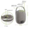 Techly ICASBL321GR nešiojama / vakarėlių kolonėlė Monofoninė nešiojama kolonėlė Pilka 5 W