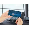 Manhattan išorinė baterija su integruota USB-C jungtimi, 5000 mAh, iki 20 W išėjimo galia, atlenkiama kojelė, skirta naudoti kaip telefono laikiklį įkrovimui, juoda, vienerių metų garantija