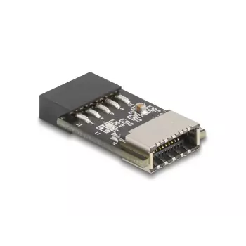 Vidinė USB Type-E sąsają keitiklis DeLOCK 67175 USB Type-C laikiklis pilka