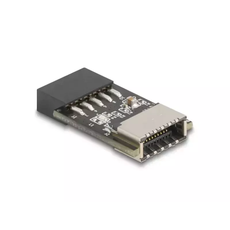Vidinė USB Type-E sąsają keitiklis DeLOCK 67175 USB Type-C laikiklis pilka