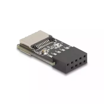 Vidinė USB Type-E sąsają keitiklis DeLOCK 67175 USB Type-C laikiklis pilka