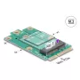 DeLOCK 64338 vidinis M.2 adapteris Mini PCI Express kištukas