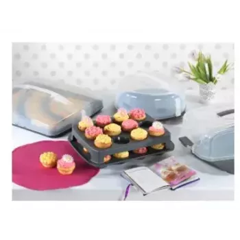 Hama 00111497 maisto serviravimo padėklas Stačiakampis Juoda, Skaidri