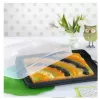 Hama 00111497 maisto serviravimo padėklas Stačiakampis Juoda, Skaidri