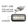 USB laidas DeLOCK 83848 USB 2.0 1m USB A Micro-USB B juodas