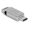 USB atmintukas DeLOCK 32 GB USB-C USB-A metalinis korpusas