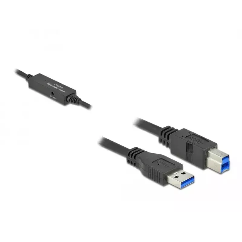 USB laidas DeLOCK 85379 USB 3.2 Gen 1 5 m USB A USB B juodas